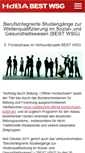 Mobile Screenshot of bestwsg-hdba.de